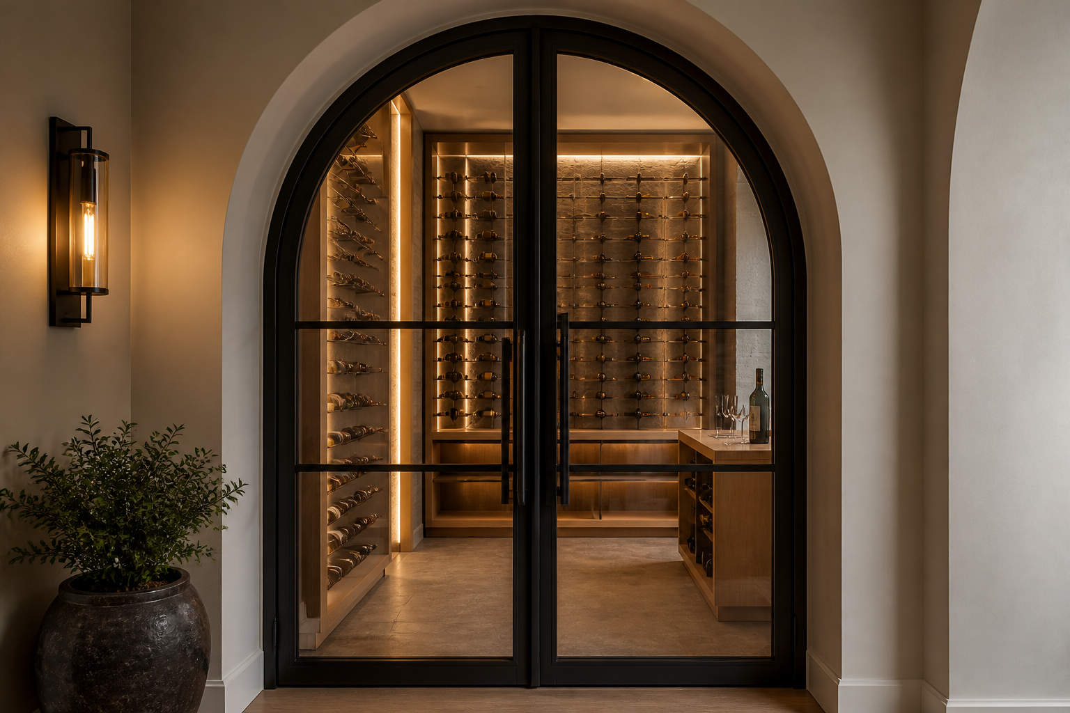 VLX 100 Arched / Custom Door in Riverside, CA | Westlight Windows Riverside - detail 3
