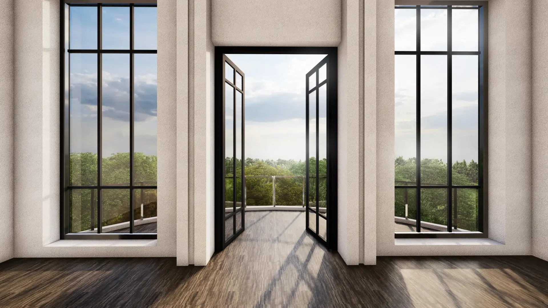 VLX 100 Double Swing / French Door in Riverside, CA | Westlight Windows Riverside - detail 1