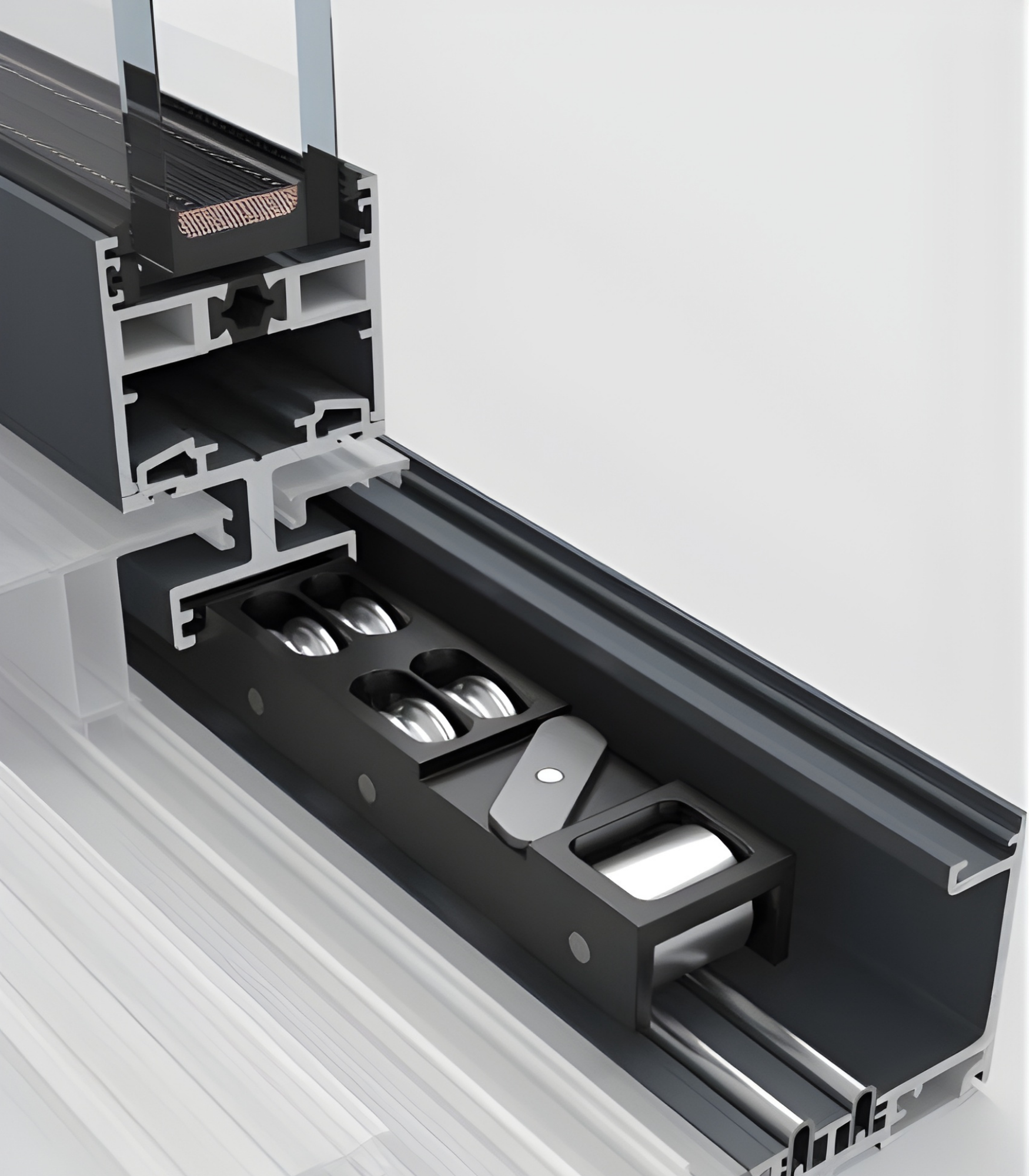 VLX 138 Panoramic Sliding Door in Riverside, CA | Westlight Windows Riverside - detail 7