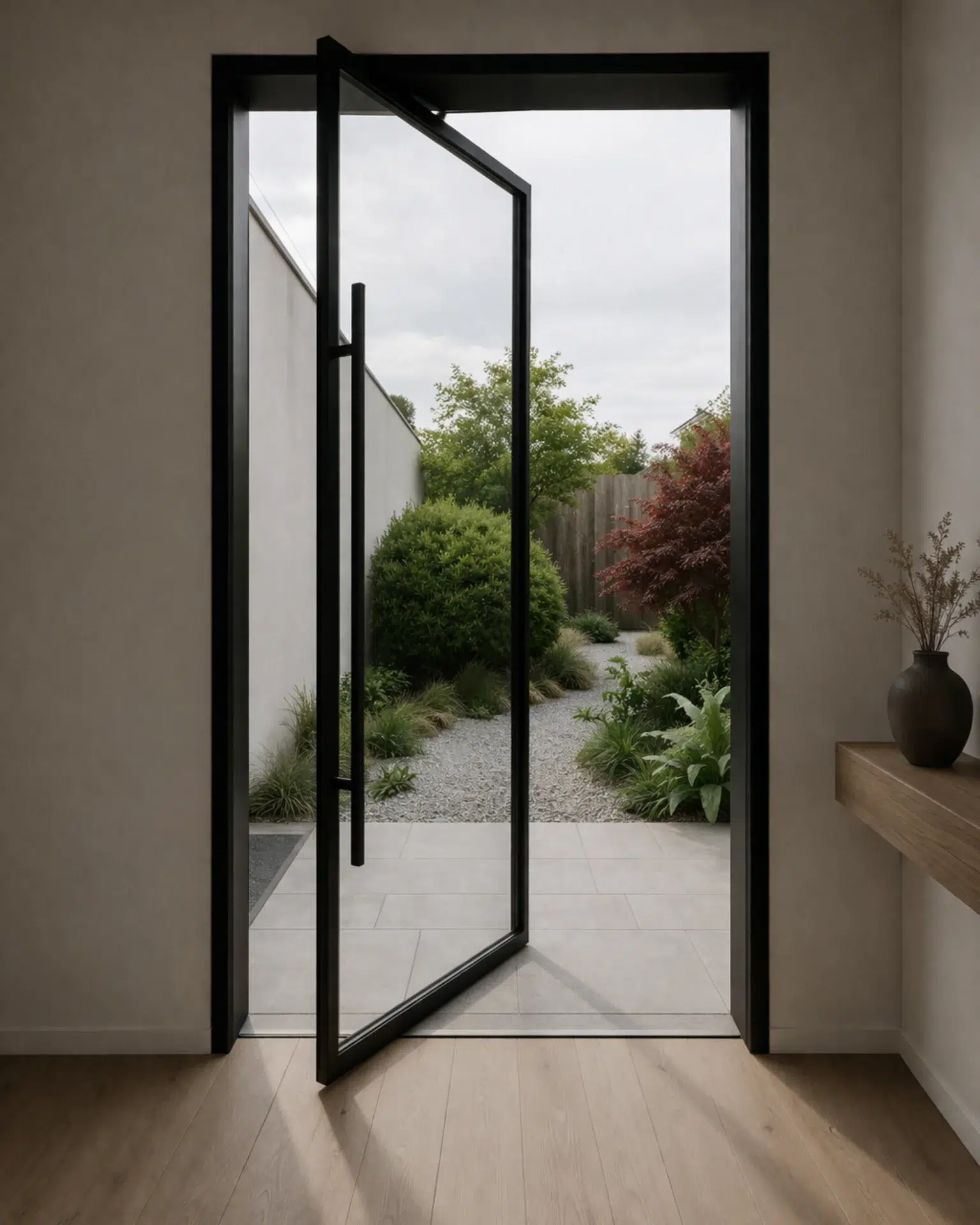 VLX 100 Pivot Door in Riverside, CA | Westlight Windows Riverside - detail 1